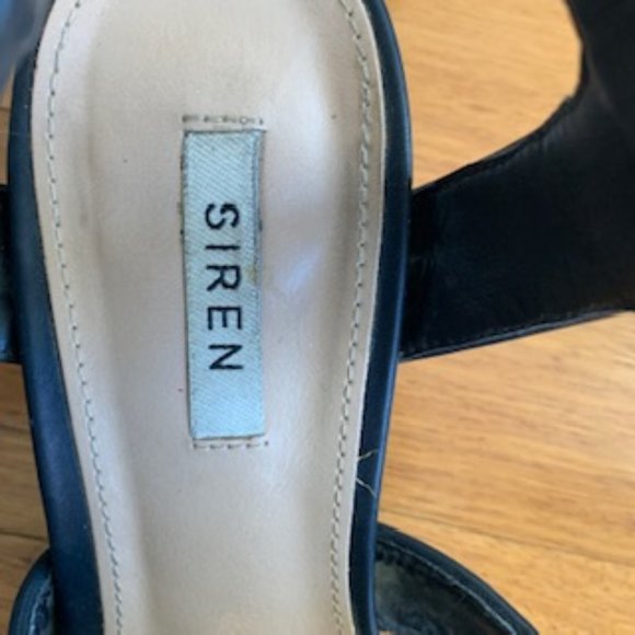 SIREN Size 8 black & white tiger print leather shoes - Picture 4 of 6